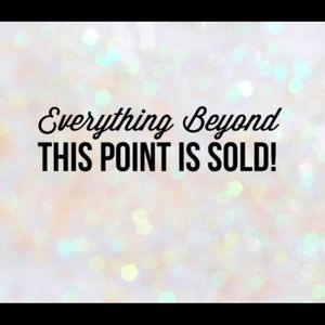 Your sale belongs here down there